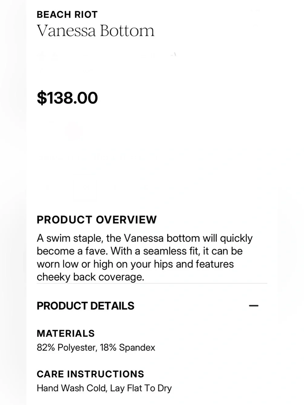Beach Riot Vanessa Bikini Bottoms Blue Argyle NWT Cheeky High-Cut Swim Sz M